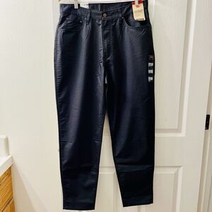 Levi's Women's 32 X 30 High Waisted Mom Jeans Black Relaxed Tapered Twill 32x29